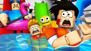 ENFERMER DANS LA PRISON PARC AQUATIQUE DE BARRY'S DANS ROBLOX (WATERPARK BARRY'S PRISON RUN)