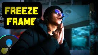 Smooth Freeze Frame Transition in Davinci Resolve | Tutorial