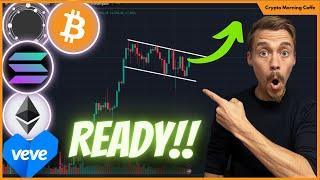 URGENT:CRYPTO READY TO PUMP?! NEW ATH SOON???!!!- SOLANA,, ECOMI / VEVE NEWS!!!