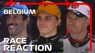 Drivers' Reaction After the Race | 2024 Belgian Grand Prix