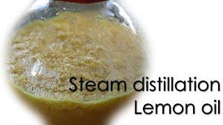 Steam distillation - Lemon essential oil 