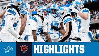 Jared Goff throws for 336 yards and 3 TD in 34-17 win | Lions at Bears NFL Week 16 Highlights