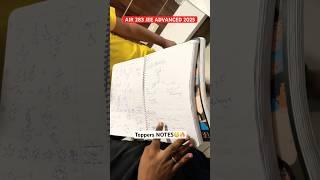 Topper NOTESAIR 283 JEE Advanced 2025#jeewallah #shorts #pw #physicswallah