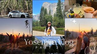 YOSEMITE VLOG (PART 2)  dinner ~ drinks ~ hike ️