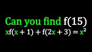 A Fun Homemade Functional Equation