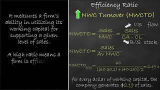 Efficiency Ratio - NWC Turnover Ratio