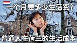 (Eng Subs) 荷兰 | 生活成本有多高？| 一个月需要准备多少生活费？ | 存到钱吗？| Cost of Living in the Netherlands