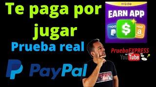 An Earn App te paga por jugar. Prueba real de Earn App. #pruebaexpress #appsquepagan