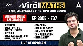 Bank Exams | Simplification | Number Series | Inequality | Arithmetic & DI By Navneet Tiwari