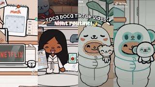 new 2022 toca tiktok vids night routine