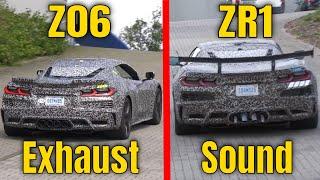 New Corvette Z06 vs ZR1 Exhaust Sound