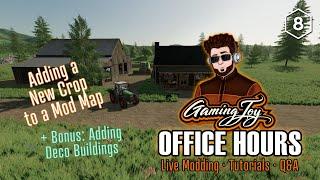 #OfficeHours 08 | Adding a New Crop to a Map | #FS22 Modding · Tutorials · Q&A.