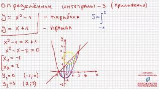 Математика без Ху%!ни. Определенные интегралы, часть 3. Площадь фигуры.