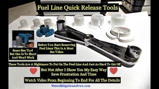 Fuel Line quick Release Tools Tips