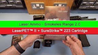 Introducing the LaserPET™ II Electronic Target + SureStrike™ 223 Cartridge from Laser Ammo