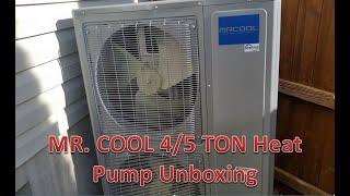 DIY Mr. Cool Heat Pump DIY HVAC Unboxing Part 1