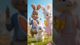 The Bunny Love Story — Part 3 Baby Bunny’s First  #CuteBunny #3DAnimation  #shortvideo
