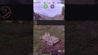 Blinded ONE SHOT world of tanks console wot console #shorts Modern Armor