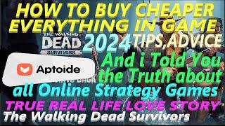 The Walking Dead Survivors - Advice How To Buy Cheaper in Game & True Love Story