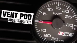 ECS Tuning: Audi B6/B7 Vent Pod Boost Gauge