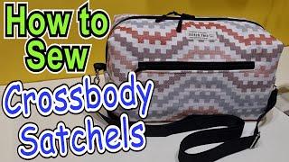 Sew to Sell Crossbody Satchels for Teachers/students nursing bags nappy/diaper bag Large satchel bag