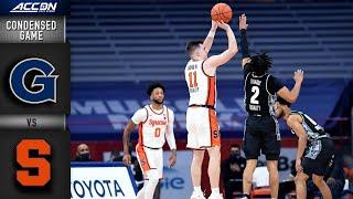 Georgetown vs. Syracuse Orange Condensed Game | 2020-21 ACC Men's Basketball