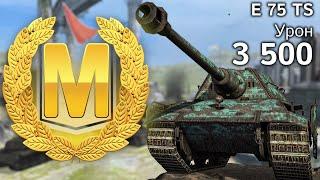 E 75 TS: потный бой и Мастер (World of Tanks Blitz, архив)