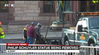 BREAKING: Schuyler statue removed in Albany