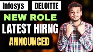 Deloitte , Infosys Hiring | Direct Hiring Drive | OFF Campus Job Drives For 2025 , 2024 Batch Hiring