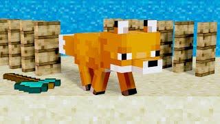 Minecraft Domino Effect Animation | Fox effect