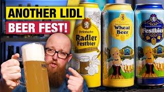 LIDL Beer Festival 2024 REVIEWED: Perlenbacher Festbier, Wheat Beer & Radler Festbier!