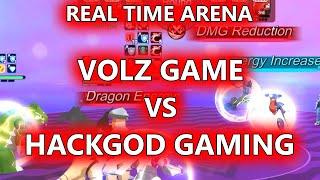 VOLZ GAME VS HACKGOD GAMING REAL TIME ARENA ! LET'S DUEL AGAIN NEXT TIME !