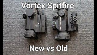 Vortex Spitfire 1X Prism Optics: New Model vs Old Model Quick Comparison