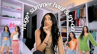 huge summer clothing haul & try-on | my styling tips and outfit ideas