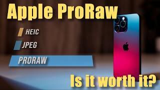 iPhone 15 Pro Photography | ProRaw vs HEIC vs JPEG Comparision