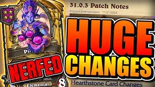 *NEW PATCH* 25+ Card Changes?! | Hearthstone Battlegrounds