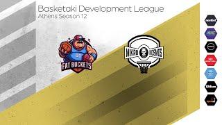 Basketaki The League - Fat Buckets Vs Mikrokosmos (22/09/2024)