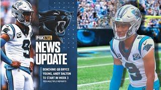 Breaking News |  Carolina Panthers Benching Bryce Young