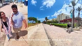 First Impressions of Hollywood Beach, FL  casual beach strip walkthrough!