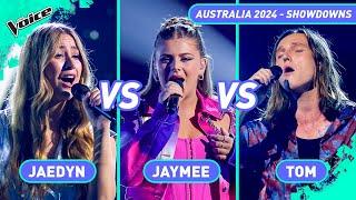 Jaedyn, Jaymee & Tom Full Showdowns Performances | The Voice Australia 2024