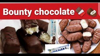 Homemade Bounty Bars #bountyrush #chocolate #homemade  @sweethome-ManoSalwa