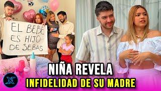 Niña revela infidelidad de su mamá con el vecino