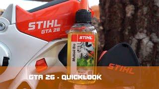 STIHL GTA 26 Quick Look