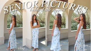 SENIOR PICTURES VLOG + GRWM *behind the scenes* | senior year activities ⭐️