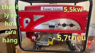 Máy phát điện IZAWA 5,5kw mới | tài chính dưới 10tr #nhật_minh_sơn #0961614704 #0984655695