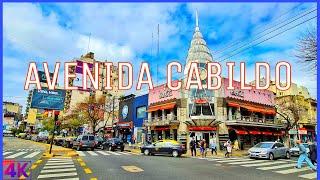 【4K】WALK AVENIDA CABILDO - Buenos Aires, ARGENTINA | [4K Colegiales - Belgrano]