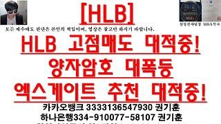 [주식투자]HLB(HLB 고점매도 대적중!/양자암호 대폭등 엑스게이트 추천 대적중!)