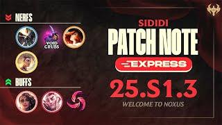 ATTACK SPEED À 10, TWITCH SPACE GLIDING - PATCH EXPRESS 25.S1.3