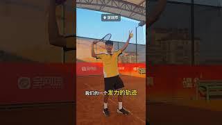 极简版发球教学 #网球 #网球教学 #网球训练 #网球培训 #深圳网球叶峻羽