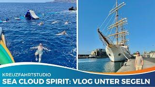 Luxus unter weißen Segeln! Das erlebt ihr auf der Sea Cloud Spirit von Sea Cloud Cruises - VLOG